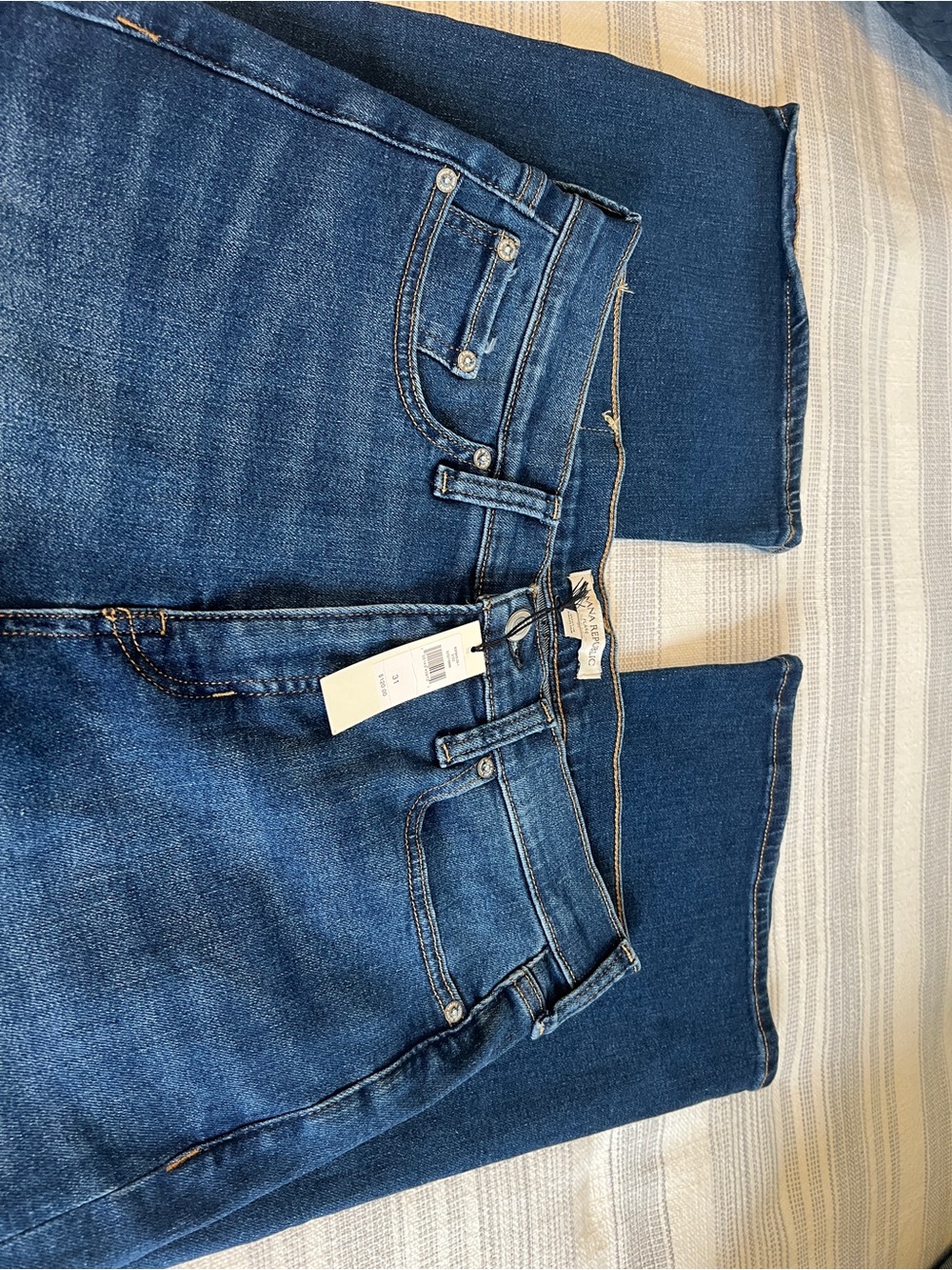 Banana Republic Dark Blue Flare Jeans